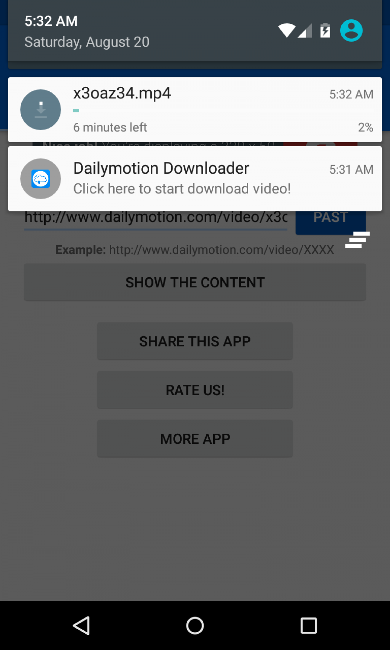 Dailymotion video download app for android mobile